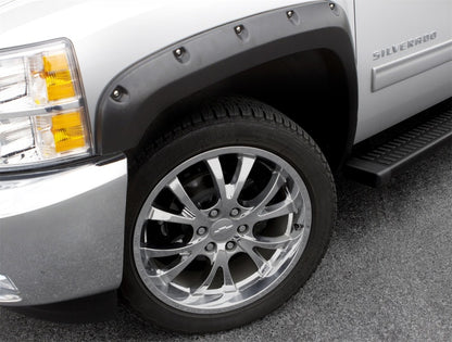 Lund 07-13 Chevy Silverado 1500 RX-Rivet Textured Elite Series Fender Flares - Black (4 Pc.)