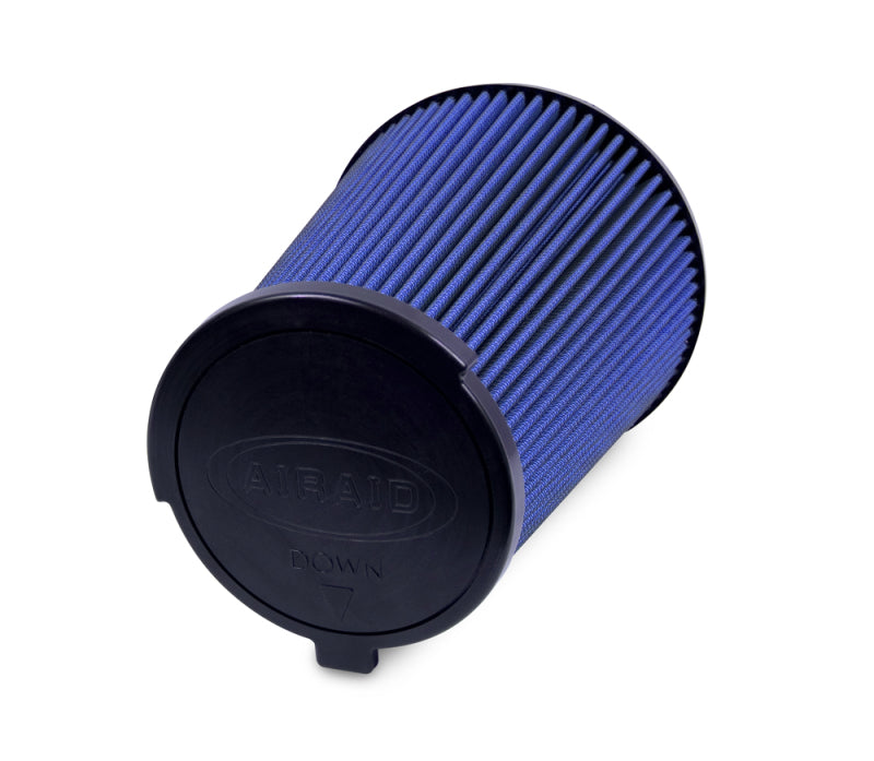 Airaid 10-14 Ford Mustang Shelby 5.4L Supercharged Direct Replacement Filter - Oiled / Blue Media