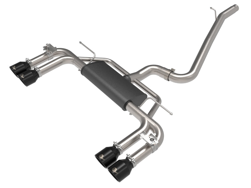 aFe MACHForce XP 3in-2.5in 304SS Exhaust Cat-Back 15-20 Audi S3 L4-2.0L (t) - Black Tips