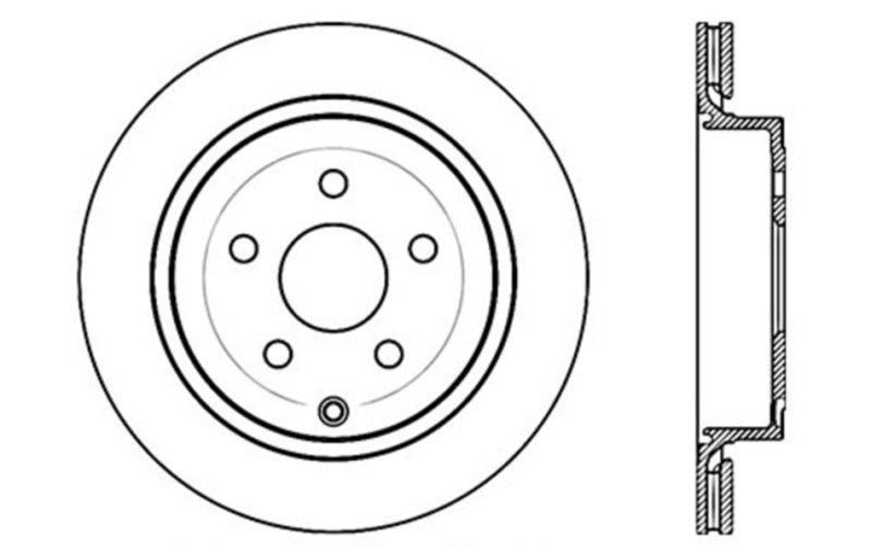 StopTech Slotted & Drilled Sport Brake Rotor