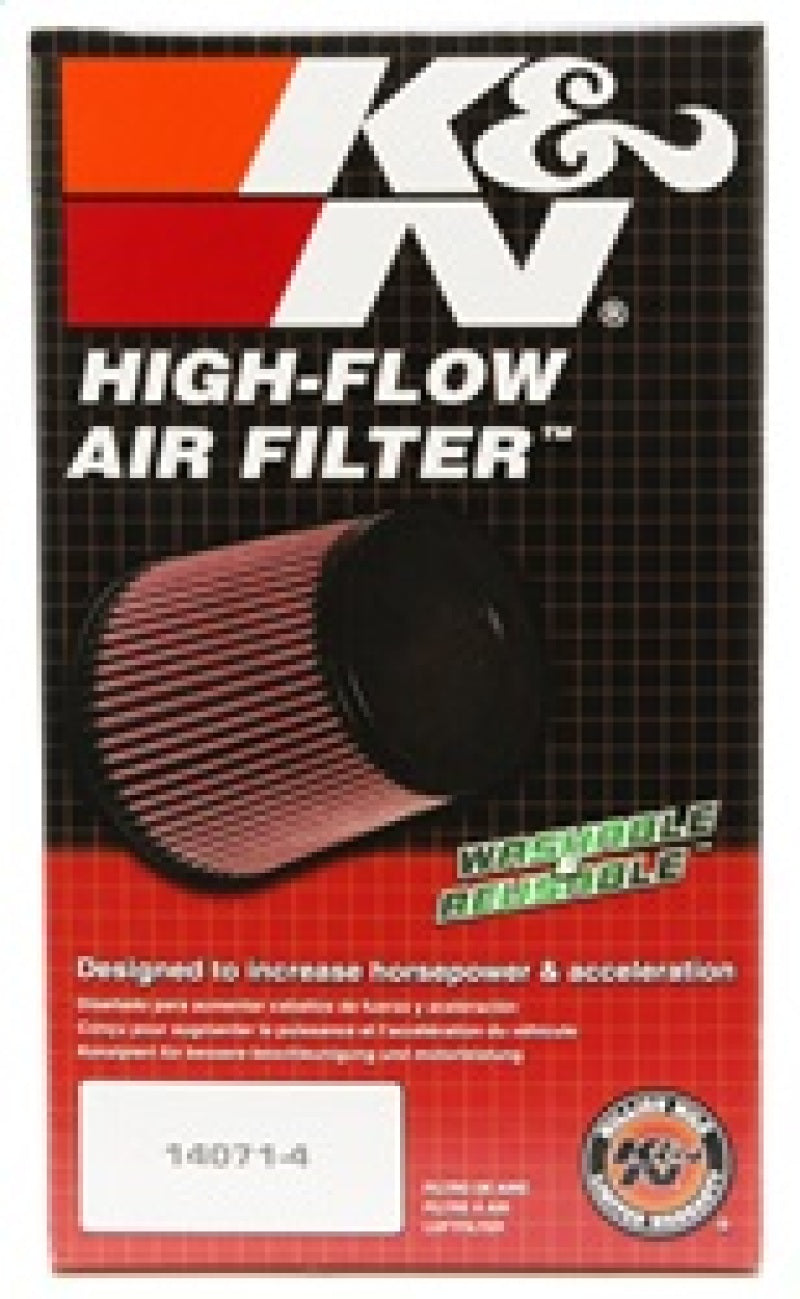 K&N Universal Tapered Filter 3.5in Flange ID x 5.5in Base OD x 4in Top OD x 8in Height