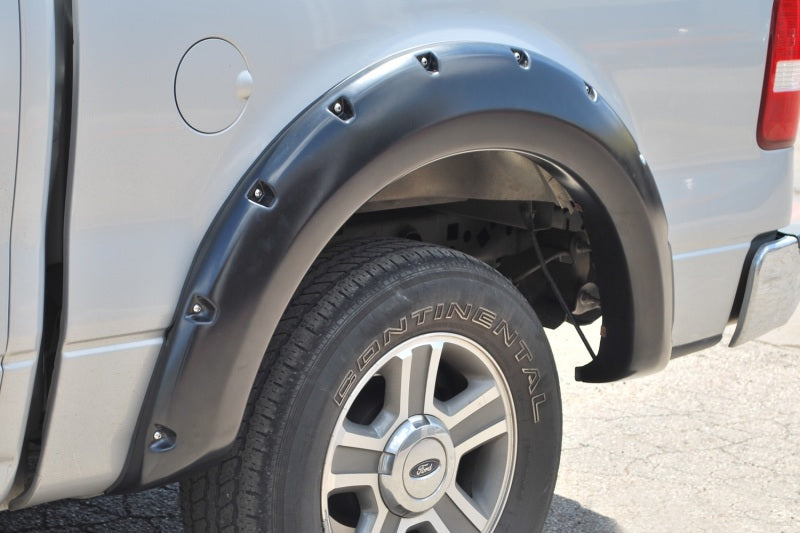 Lund 04-08 Ford F-150 RX-Rivet Style Textured Elite Series Fender Flares - Black (4 Pc.)