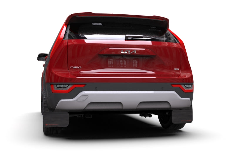 Rally Armor 23-24 Kia Niro SG2 Black UR Mud Flap Blue Logo