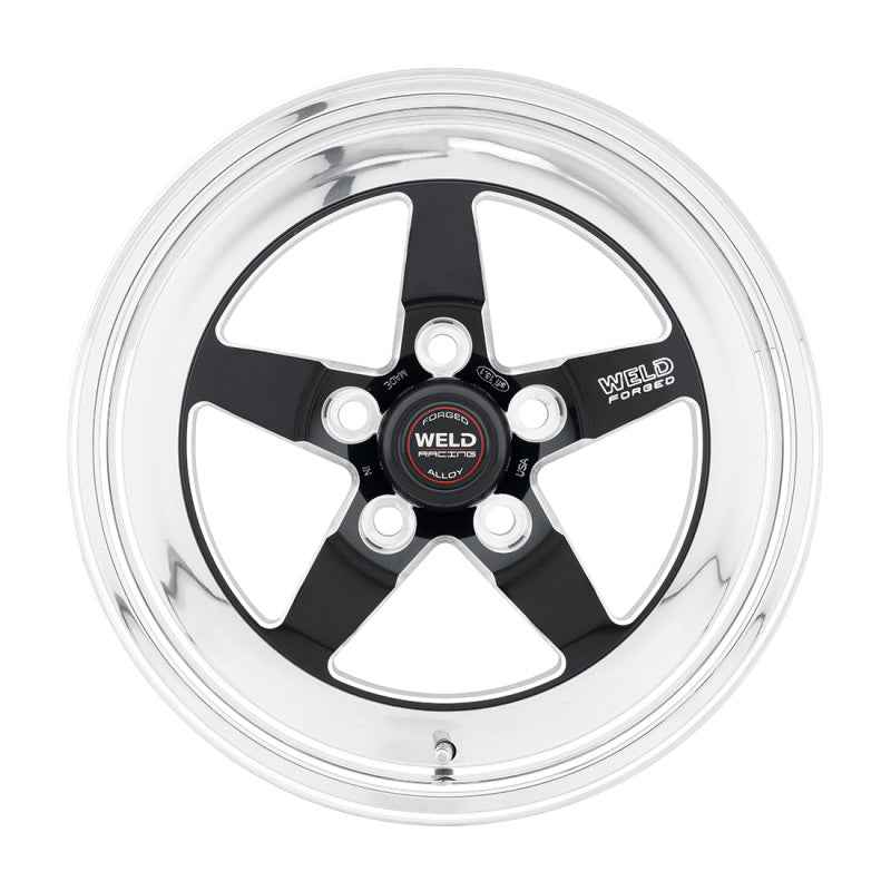 Weld S71 15x10 / 5x120mm BP / 7.5in. BS Black Wheel (Medium Pad) - Non-Beadlock