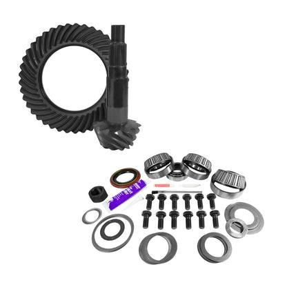 Yukon 11.25in Dana 80 3.54 Rear Ring & Pinion Install Kit 4.125in OD Head Bearing