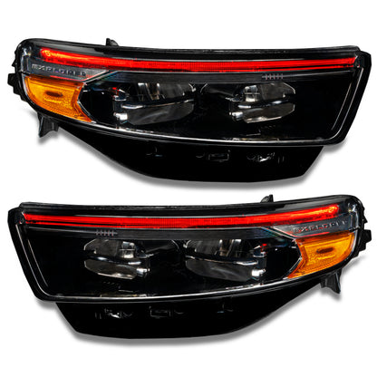 Oracle 20-22 Ford Explorer Dynamic RGB Headlight DRL Upgrade Kit - ColorSHIFT - Dynamic SEE WARRANTY