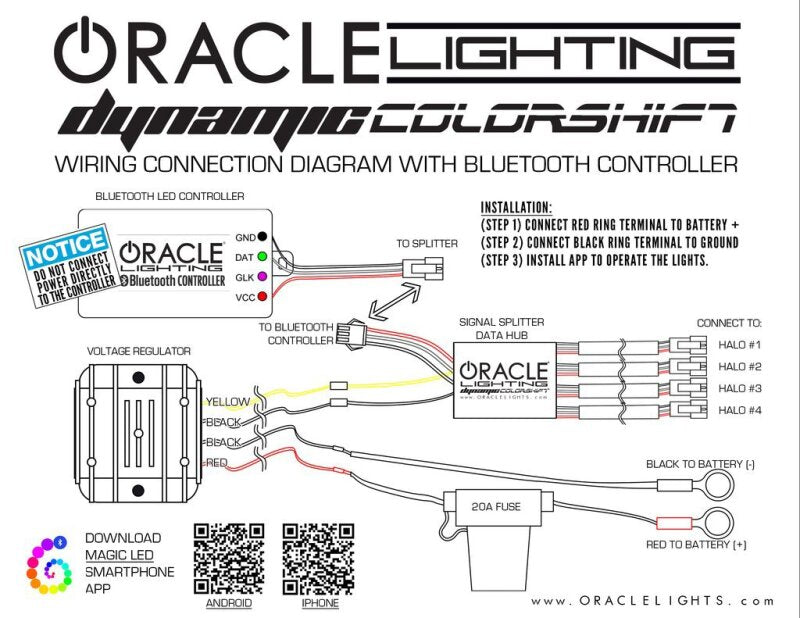 Oracle 18-21 Toyota Tundra Dynamic ColorSHIFT Headlight DRL Upgrade Kit SEE WARRANTY