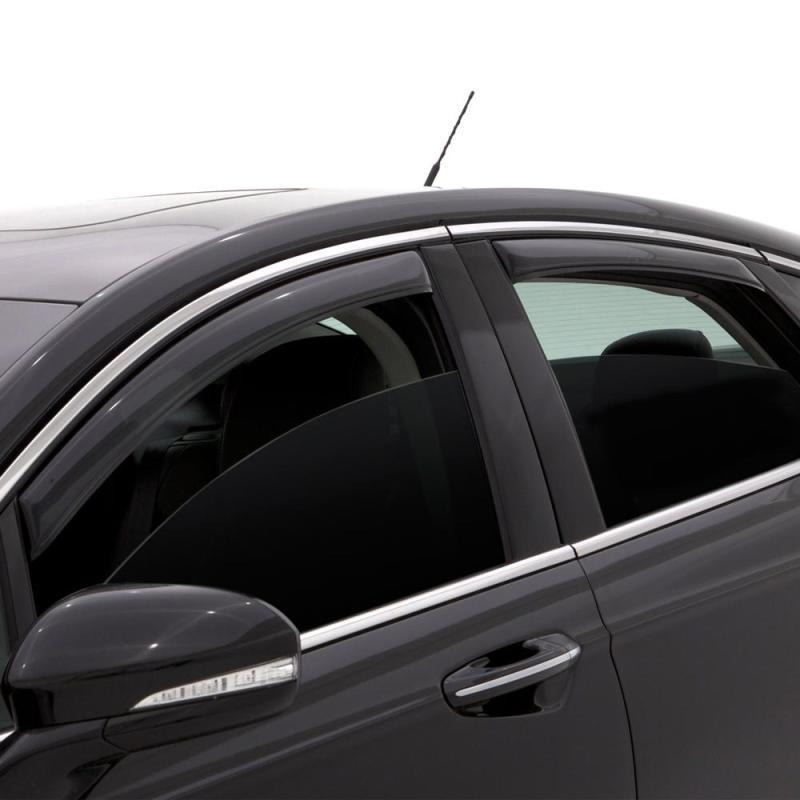 AVS 07-11 Honda CR-V Ventvisor In-Channel Front & Rear Window Deflectors 4pc - Smoke