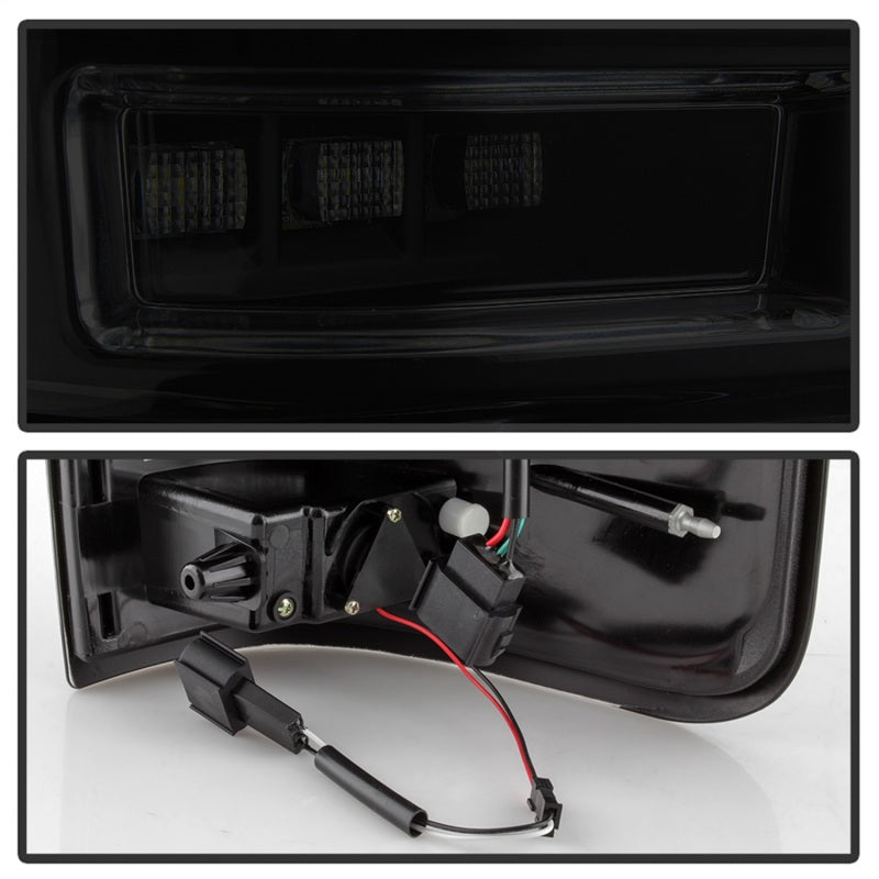 Spyder Ford F150 04-08 Styleside Tail Light V2 - LED - Black Smoke ALT-YD-FF15004V2-LBLED-BSM