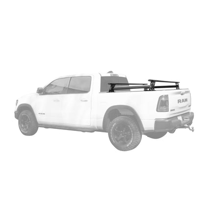 Go Rhino 15-22 Ford F-150 / 19-22 RAM 1500 / 07-21 Toyota Tundra XRS Cross Bars Kit - Tex. Blk