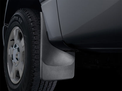 WeatherTech 07 Chevrolet Silverado No Drill Mudflaps - Black