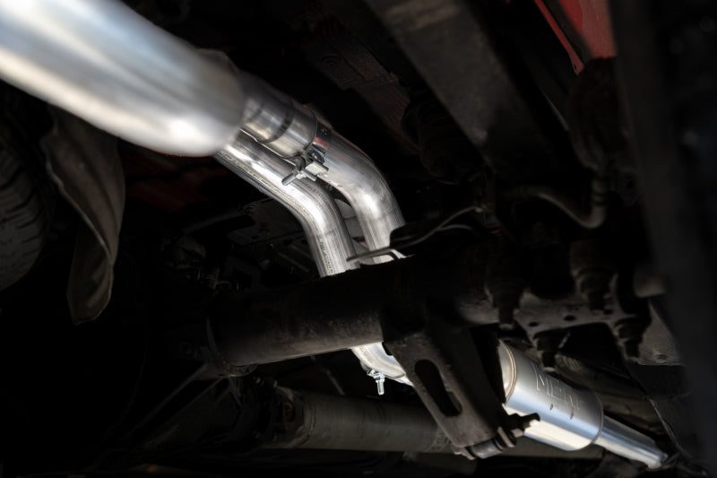 MBRP 2019+ Chevrolet Silverado 1500 / 2019+ GMC Sierra 1500 Alum. 3in Armor Black Cat-Back Exhaust