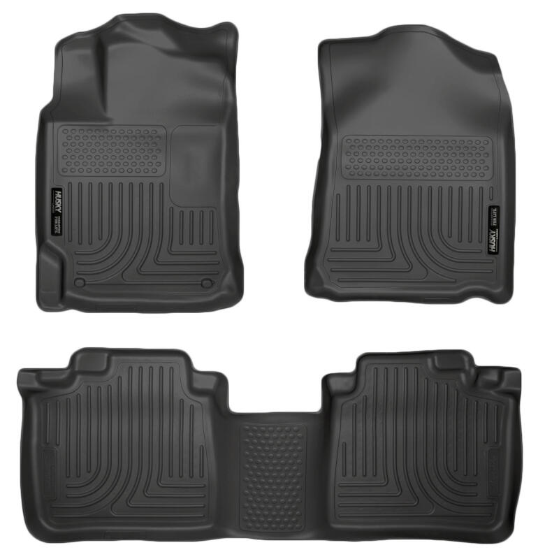 Husky Liners 10-13 Lexus RX350/RX450h WeatherBeater Black Front & 2nd Seat Floor Liners