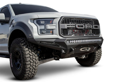 Addictive Desert Designs 17-18 Ford F-150 Raptor Stealth Fighter Front Bumper w/ Winch Mount