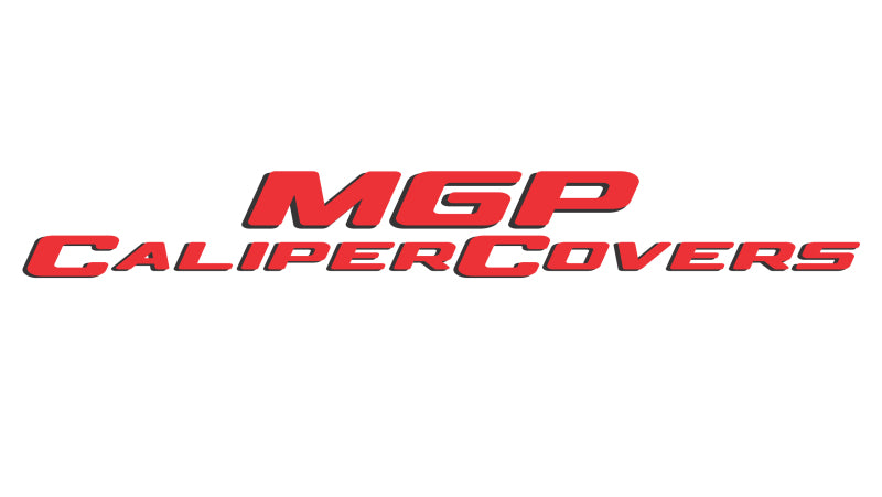 MGP 4 Caliper Covers Engraved Front Mustang Engraved Rear S197/GT Black finish silver ch