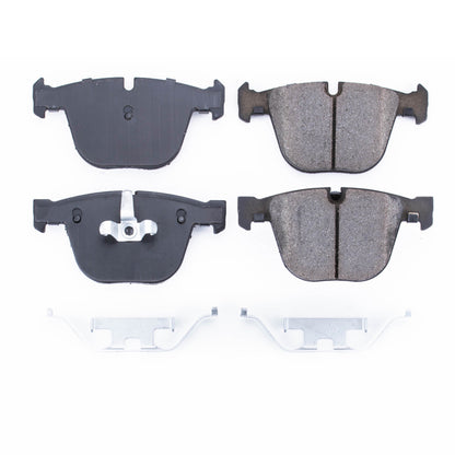 Power Stop 10-17 BMW 535i GT Rear Z17 Evolution Ceramic Brake Pads w/Hardware