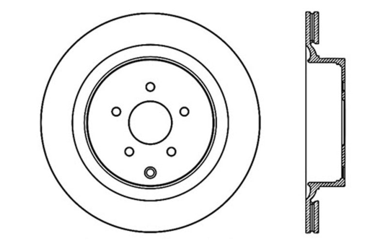 StopTech Drilled Sport Brake Rotor