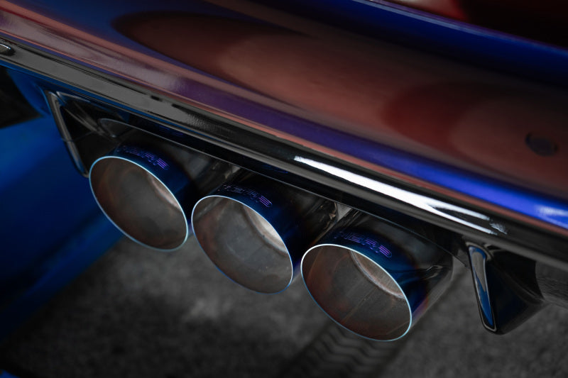 MBRP 23-24 Honda Civic Type R 2.0L T304 SS 3in Cat-Back Exhaust Triple Center Outlet w/ Burnt Tips