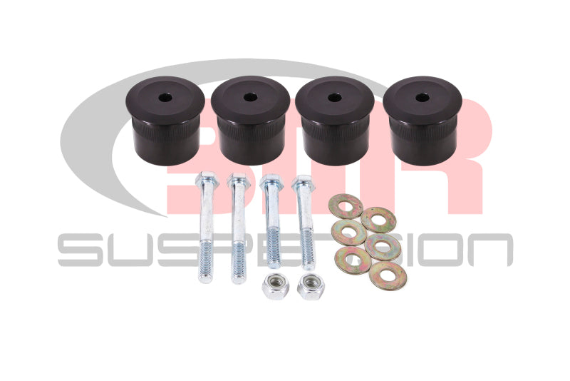 BMR 15-17 S550 Mustang Differential Bushing Kit (Aluminum) - Black