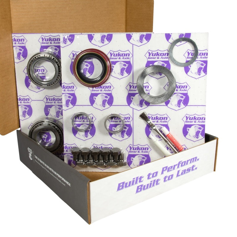 Yukon 8.8in Ford 3.55 Rear Ring & Pinion Install Kit 2.53in OD Axle Bearings and Seals