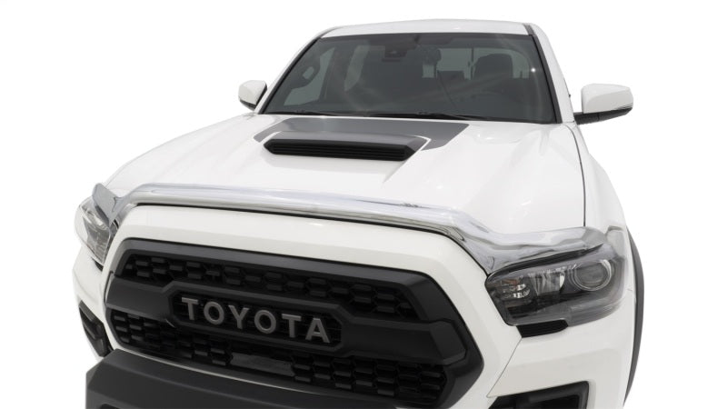 AVS 16-18 Toyota Tacoma High Profile Hood Shield - Chrome