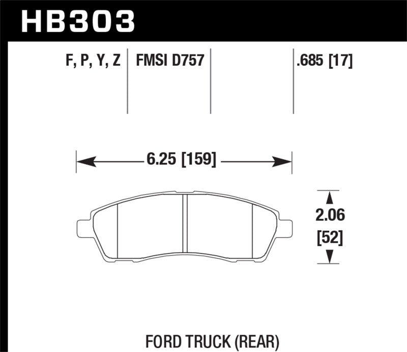 Hawk HPS Street Brake Pads