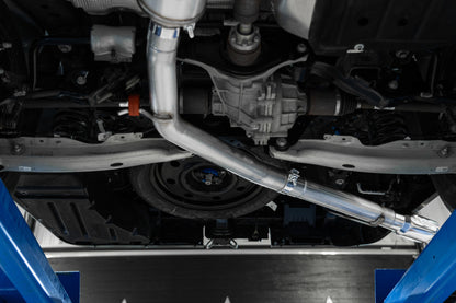 MBRP 2022+ Ford Maverick Aluminized Steel 4in OD Tip Single Side Exit 3in Cat Back Exhaust