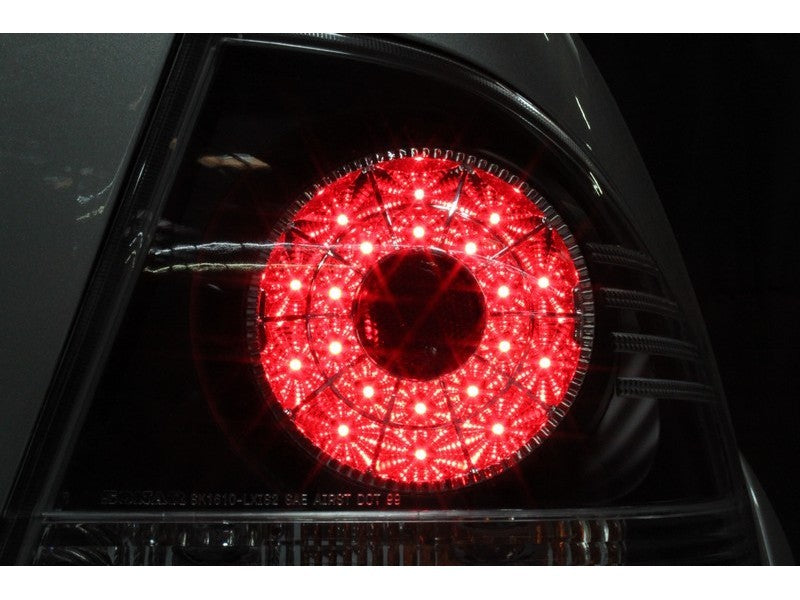 Spyder Lexus IS 300 01-05 LED Tail Lights Black ALT-YD-LIS300-LED-BK