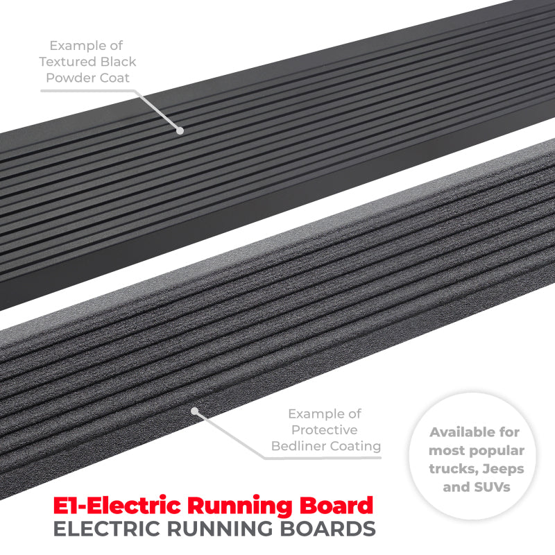 RealTruck 07-21 Toyota Tundra EC 4dr VoltStep Electric Running Board Kit - Tex. Blk