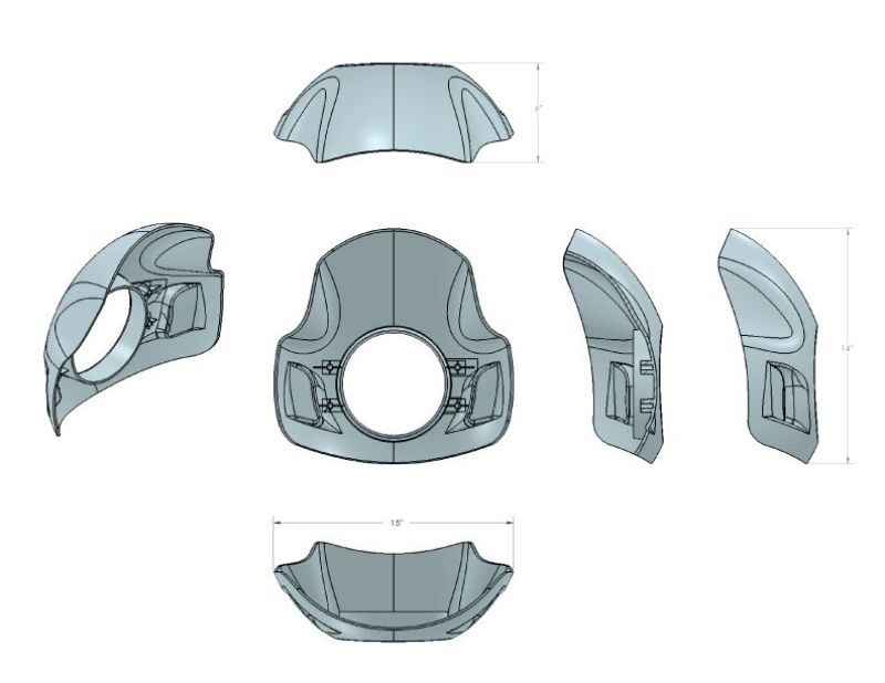 Burly Brand Cafe Sport Fairing