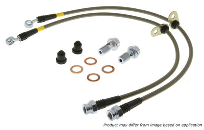 StopTech 08-10 Toyota Land Cruiser Front Stainless Steel Brake Line Kit