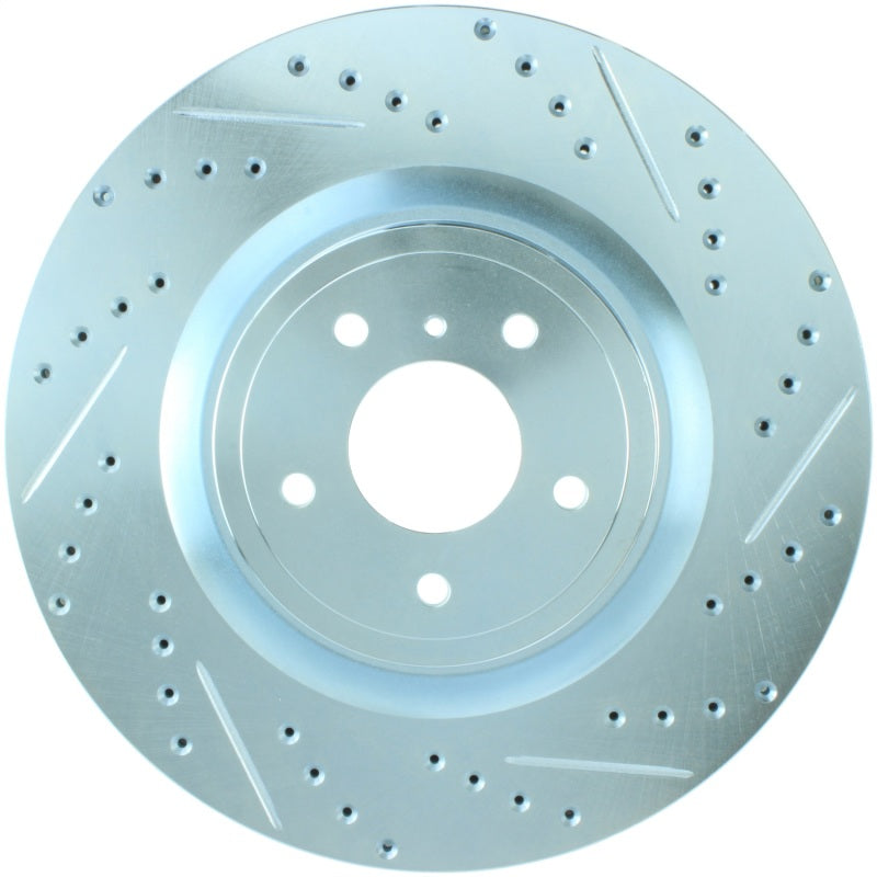 StopTech Select Sport Sport Nissan Slotted and Drilled Front Left Rotor