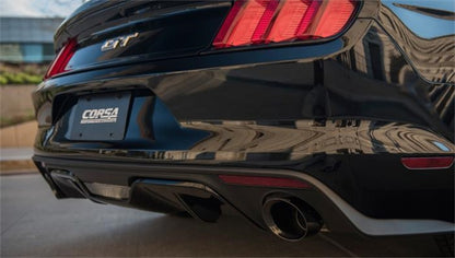 Corsa 2015-2017 Ford Mustang GT Convertible 5.0L V8 Black Xtreme Dual Rear Exit Exhaust