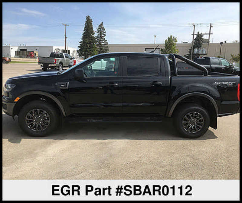 EGR 2019+ Ford Ranger Black Powder Coat S-Series Sports Bar (w/o Side Plates)