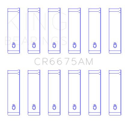 King Engine Bearings Chrysler 3.3/3.8 V6 (Size +0.75mm) Connecting Rod Bearing Set