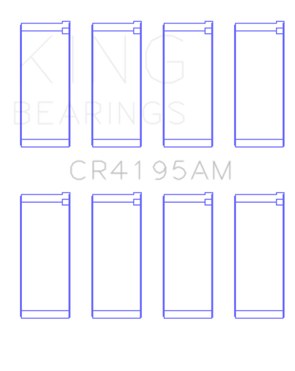 King Engine Bearings Chrysler Neon Ecc/Ecb (Size +0.25mm) Connecting Rod Bearing Set