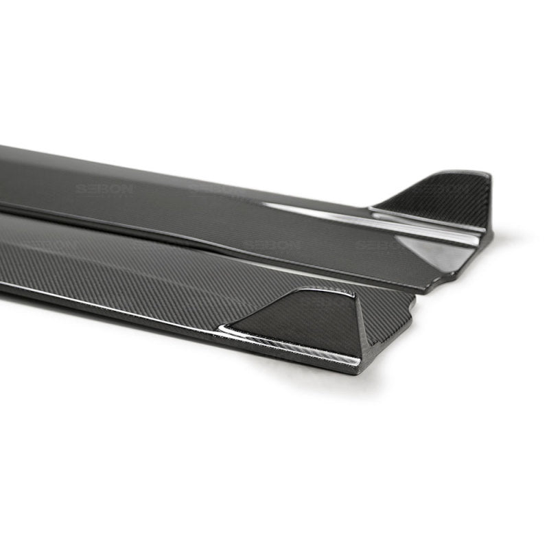 Seibon 17-19 Infiniti Q60 TB-Style Carbon Fiber Side Skirts