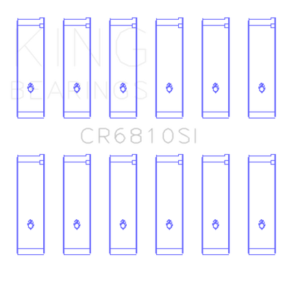 King Engine Bearings Chrysler 215 (Size +0.75mm) Connecting Rod Bearing Set