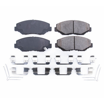 Power Stop 2021 Honda Civic Front Z17 Evo Ceramic Brake Pads w/Hardware