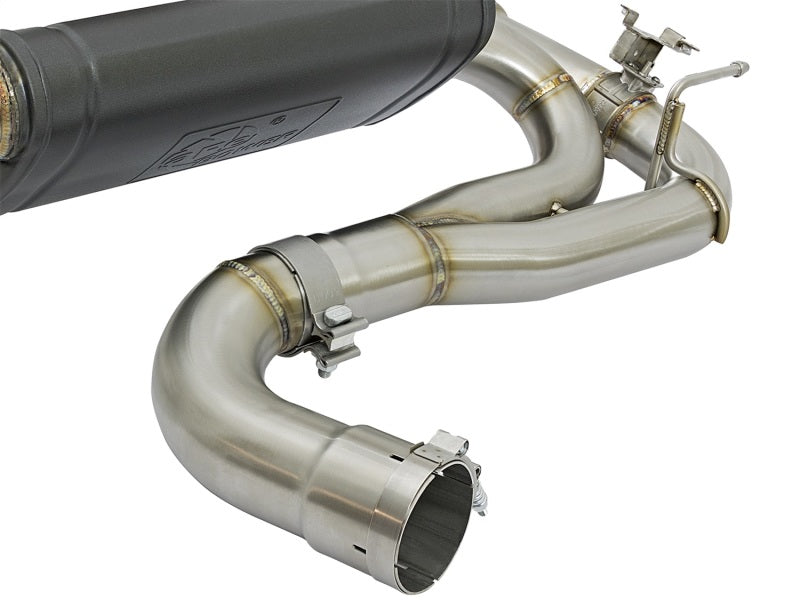 aFe MACHForce XP Exhausts Axle-Back 12-15 BMW 335i 3.0T (SS w/Black Tips)