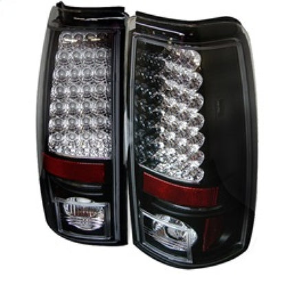 Spyder Chevy Silverado 1500 99-02 (Not Fit Stepside) LED Tail Lights Blk ALT-YD-CS99-LED-BK