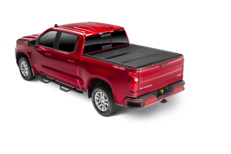 UnderCover 14-18 Chevy Silverado (19 Legacy) 6.5ft Armor Flex Bed Cover - Black Textured