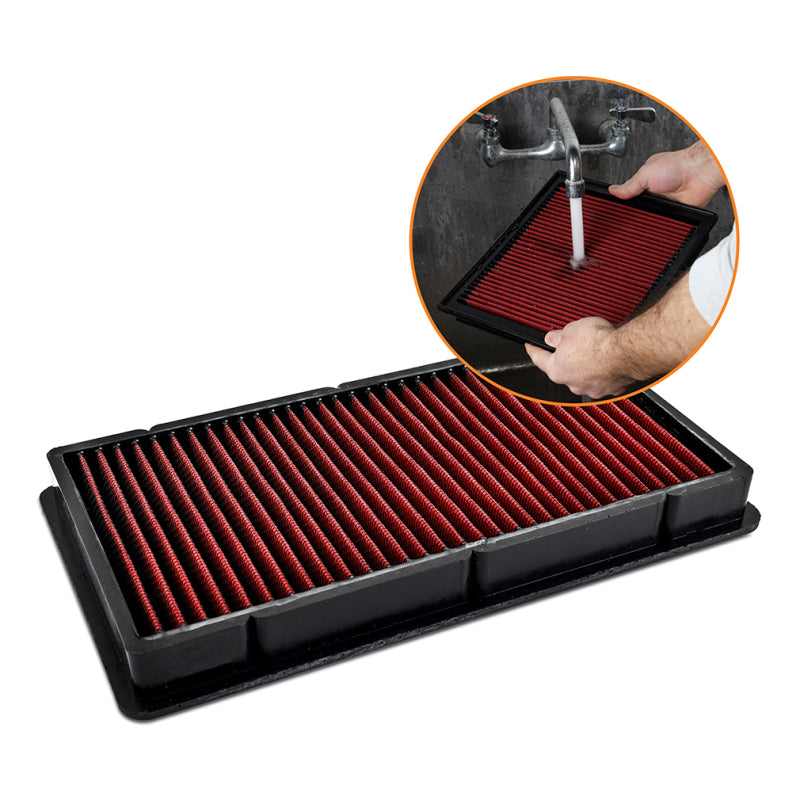 Mishimoto 01-03 Ford 7.3L Powerstroke Reusable Drop-In Air Filter