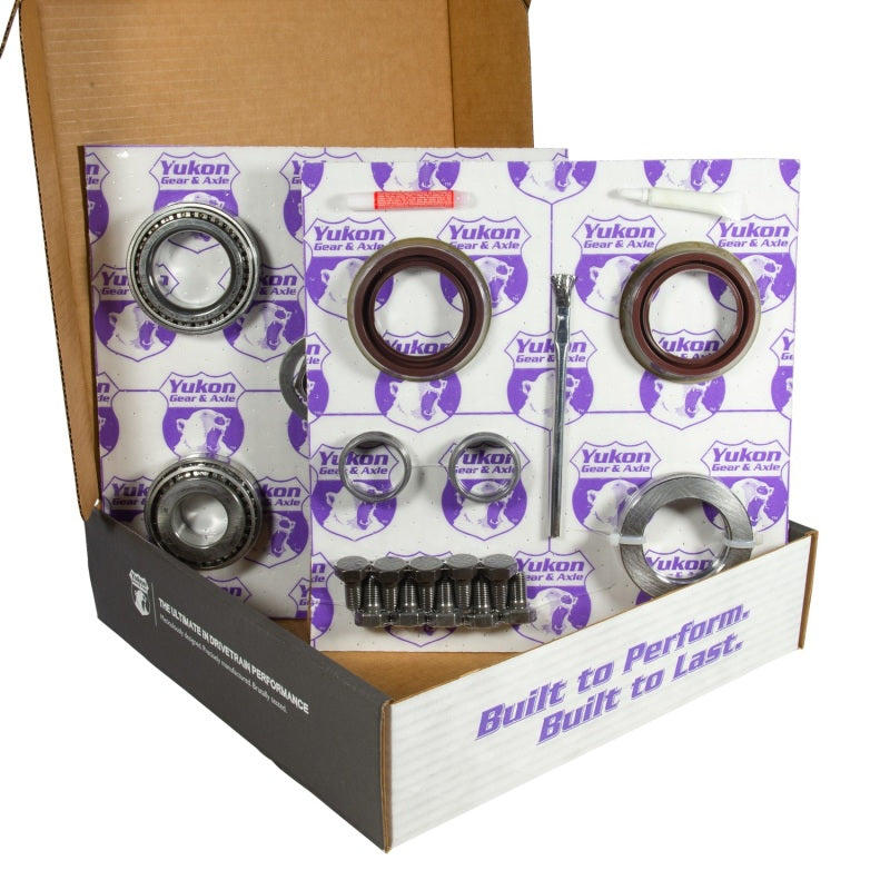 Yukon 8.6in GM 4.56 Rear Ring & Pinion Install Kit Axle Bearings and Seal