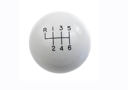 Ford Racing 15-19 Mustang GT350 White 6-Speed Shift Knob