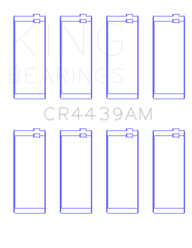 King Engine Bearings BMW M10 (Size +0.25mm) Connecting Rod Bearing Set