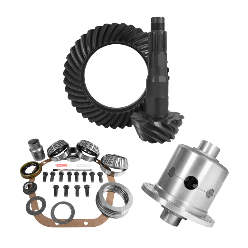 Yukon 10.5in Ford 3.73 Rear Ring & Pinion Install Kit 35 Spline Positraction