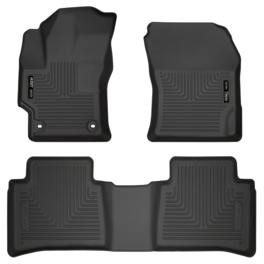 Husky Liners 2020 Toyota Corolla Weatherbeater Black Front & 2nd Seat Floor Liners