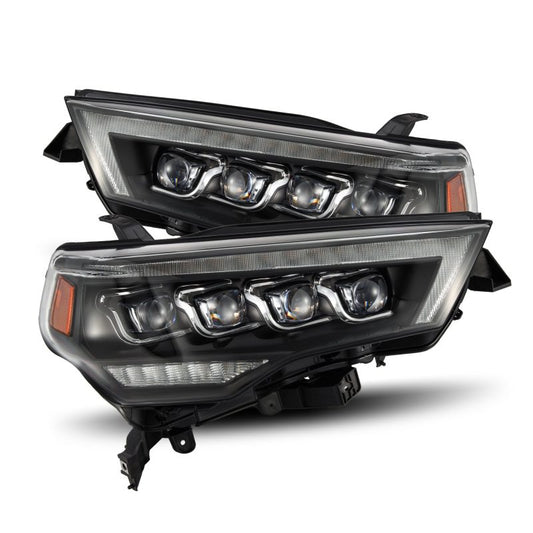 AlphaRex 14-22 Toyota 4Runner (2021 Req. Conv) NOVA LED Proj HL Blk w/Actv Light & Seq. Sig + SB DRL