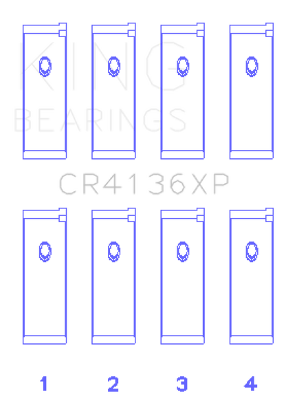 King Nissan SR20DE/DET RWD (2.0L) (Size .026) Connecting Rod Bearing Set